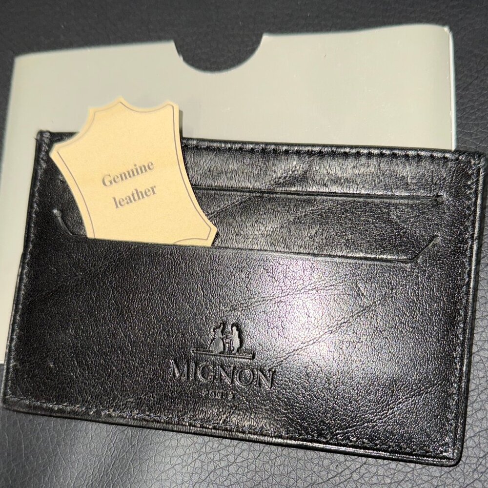 MIGNON Business Card Holder Black